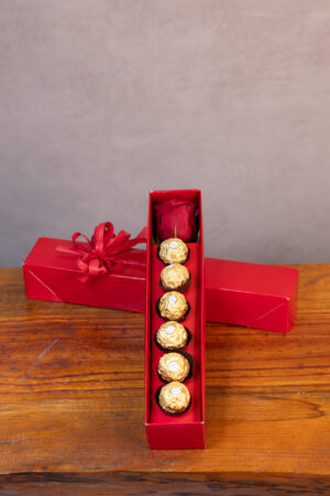 01 Caixa vermelha retangular